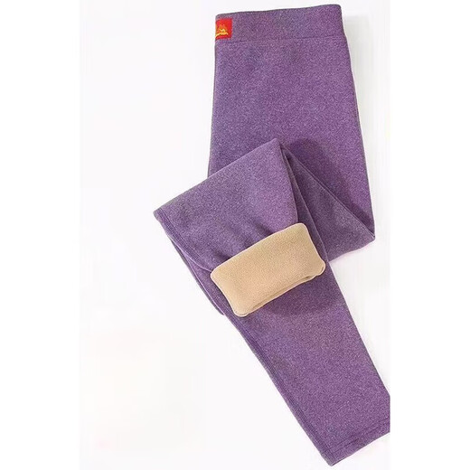 Admire Xiyu Winter Warm Camels Plus Velvet Thickened High Waist Elastic Plus Velvet Thickened Leggings Large Size Cotton Pants Autumn Black XXXL (130-155Jin Jin is equal to 0.5 kg