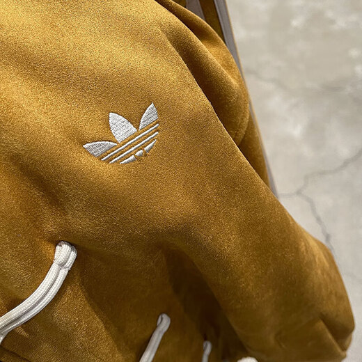 阿迪达斯 （adidas）三叶草外套男装女装夏季新款防风运动服时尚休闲立领夹克JV9256 JZ9926岩层青铜色 中式唐装汉服 S