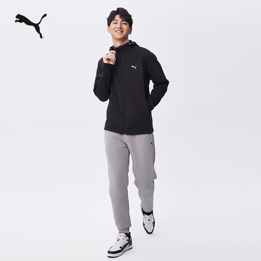 PUMA loose gray sweatpants sports pants men's new winter casual knitted pants 678381 Gray-14 L (180/78A)