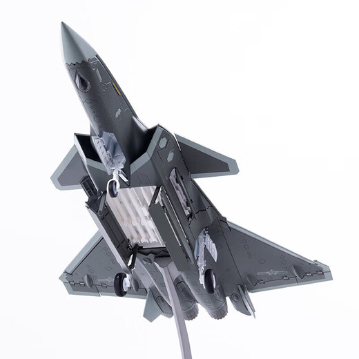 未止 歼20飞机模型合金军事模型国防展览摆件退伍纪念品1:48升级版 WZHL-15940