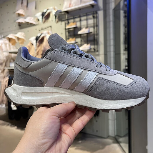 Adidas Casual Shoes Мужская обувь женская обувь Spring Новые кроссовки Clover Retropy E5 Shock Absorption GY9922 Юань Академия Грей 43