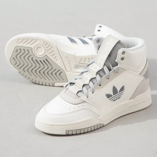 ADIDAS阿迪达斯舰旗店三叶草女鞋秋冬季DROPSTEP透气高帮板鞋休闲鞋 IF2694/三叶草 38