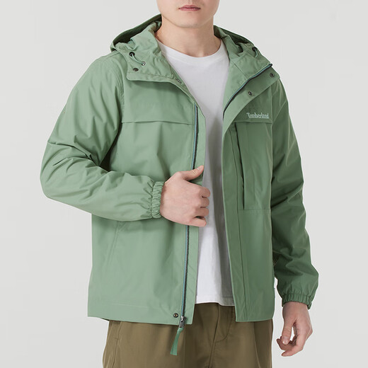 Timberland jacket men's 2025 spring and summer new outdoor mountaineering hiking sportswear casual windproof hooded jacket men A695W EC6 A695WEC6 XS