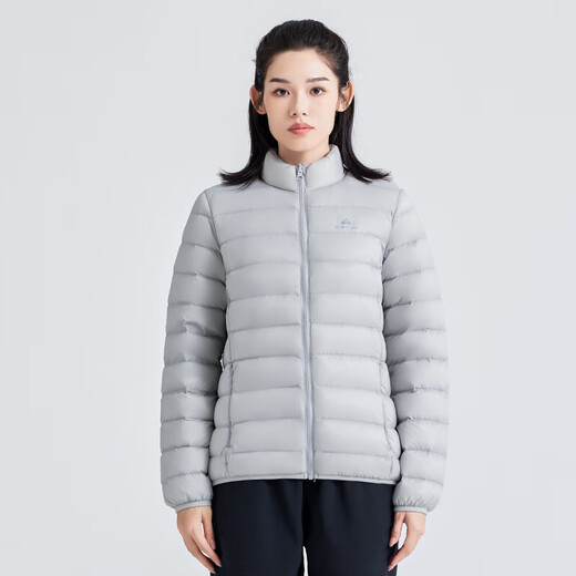 TUOLUZER AUTUMN STAND Collar Down Veste pour femmes minces 90 Uiled Duck Down Veste extérieure Veste chaude vers le bas noir m