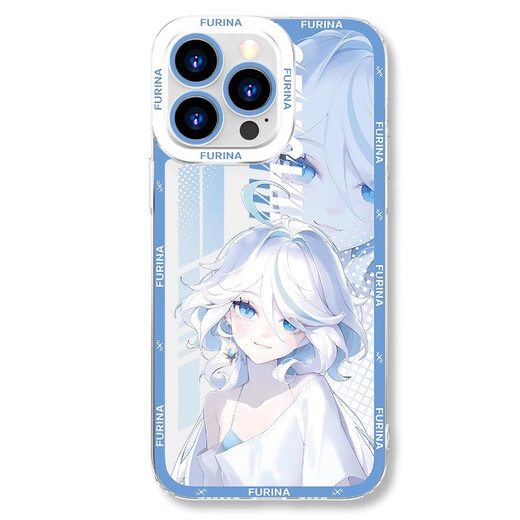 Jiwangma Water God convient à True Me GT7Pro Mobile Phone Case Realmegt65pro Funinga New Genshin Impact Lens All-Inclusive Anti-Fall Game Game Eye Eye Transparent Shell Funinga A1278 True Me GT7PRO