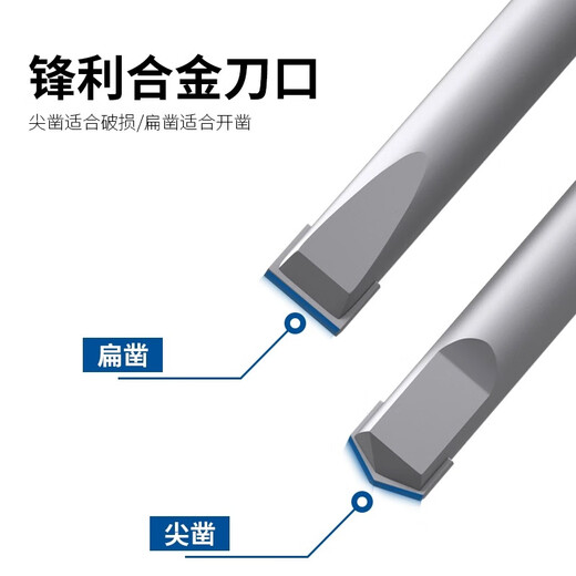 Fang Dawang wall shovel king electric hammer 10 drill bits 12 square impact alloy chisel head concrete point flat chisel Fang Dawang alloy 10*150 flat head 10 pieces