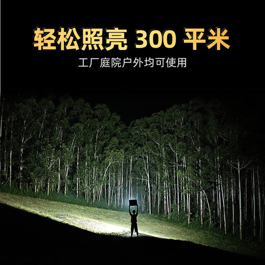 Deyan led floodlight outdoor lighting waterproof outdoor spotlight industrial lighting high power factory street light 50W-white light high brightness model