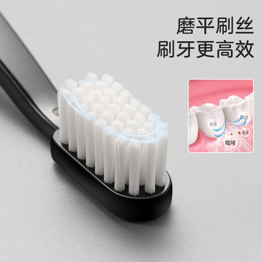 Magic toothbrush for men, medium-hard bristled toothbrush for high-end men, powerful cleaning and stain removal toothbrush, 2 brush filaments imported from Germany