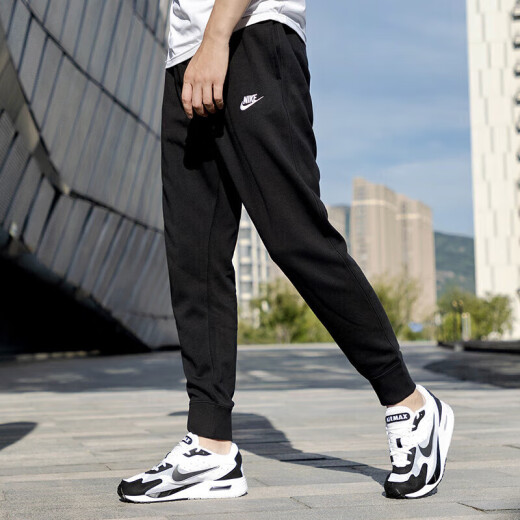 耐克（NIKE）套装男士 运动服连帽针织夹克外套上衣 束脚长裤休闲裤 两件套 针织夹克+束脚长裤 M