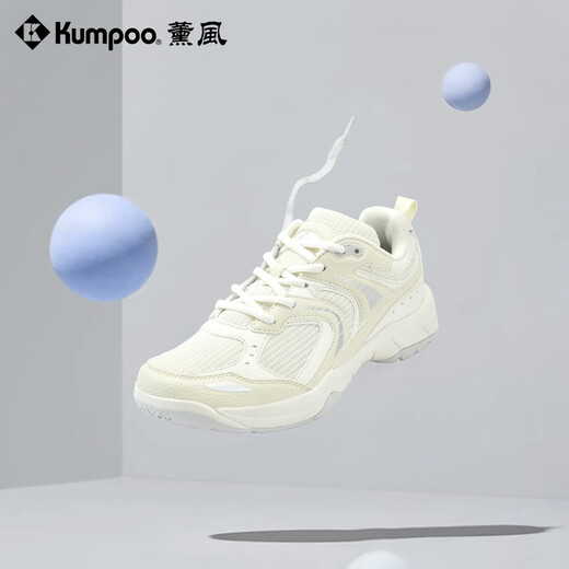 薰风（KUMPOO）新款羽毛球鞋女防滑减震透气耐磨运动训练鞋男鞋熏风云动d26 厚羿【KH-G826】白黑 39