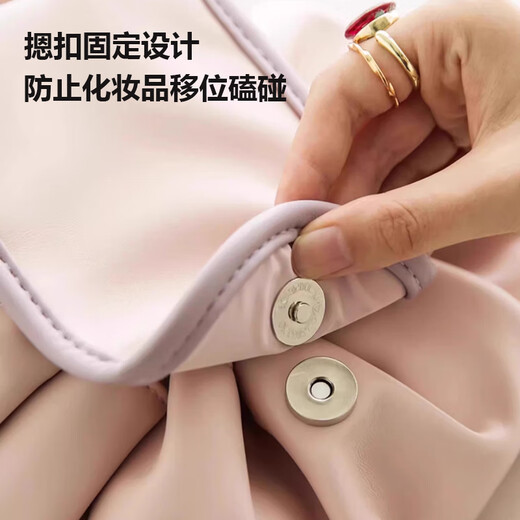 Xinqin makeup bag portable large capacity portable toiletries bag travel lazy drawstring storage bag makeup skin care products