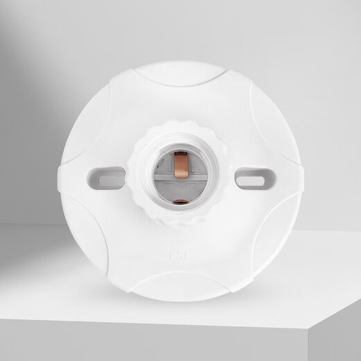 Foshan Lighting (FSL) LED E27 screw universal large round lamp holder factory property corridor socket wall engineering flat lamp holder flat lamp holder surface mounted lamp holder bulb base two pack