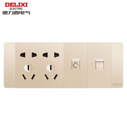 Delixi Electric 118 Тип четырехпозиционного кабельного телевидения компьютер шестиуль
