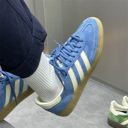 阿迪达斯三叶草休闲鞋男鞋originals Handball秋冬季德训鞋轻便复古板鞋 IG6194 42