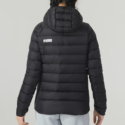 
Puma (PUMA) suit women's sportswear two-piece set winter thin down jacket hooded jacket fashion trendy long trousers 672283-01+633058-01 M