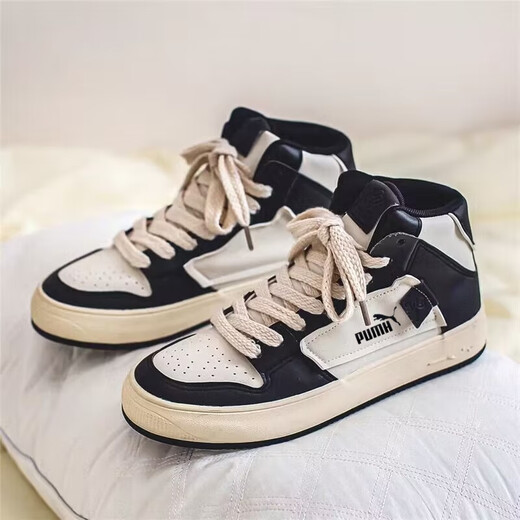 Huang Biao Zapatos de grado de chaleco para hombres en la primavera 2025 nuevos zapatos para hombres retro tendencia nacional versátiles versátiles zapatos casuales beige 9910 etiqueta negra alto top nuevo estilo 24.5 39 longitud interna es aproximadamente cm