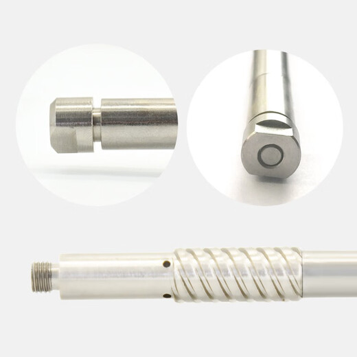XMSJ Innenwand Langstange Sprühpistole LW-101 verlängertes Polpackrohr 360 Grad Pneumatische Farbpistole W-12200 Stablänge 2 Meter Innenwand Spray 360 Grad