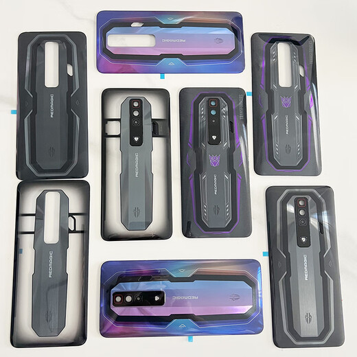Я подходит для Nubia Red Magic 7 NX679J 7S заднее покрытие с задней крышкой с задним корпусом с задней крышкой с задней крышкой Red Magic 7 Задняя крышка Верховная крышка Верховная передняя часть прозрачного корпуса без линз.