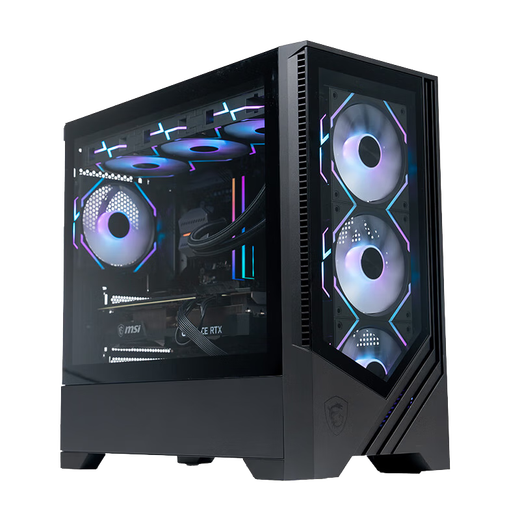 MSI Family Bucket i5 14600KF/MSI RTX5060/5070 graphics card live broadcast e-sports game Delta Wukong desktop assembly computer host complete machine DIY assembly machine Ultra5 245KF+RTX5060丨Configuration three