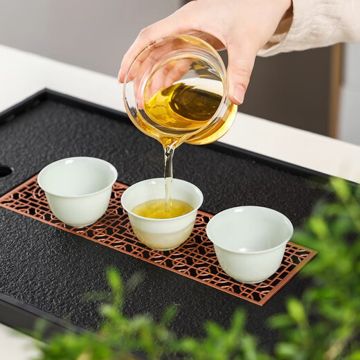 Jiamo disposable tea cup 60ml*50 only Kung Fu tea cup one-cup tea cup drinking cup emerald green