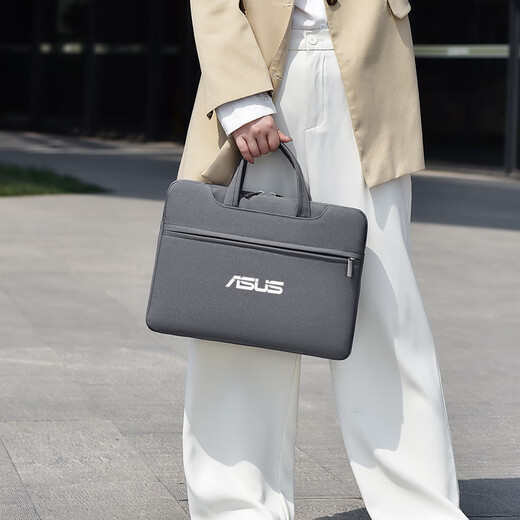 Asus computer bag suitable for Asus Lingyao 14 laptop bag fearless 14/Pro15/16 shock-proof portable 677 black [white label] 16 inches