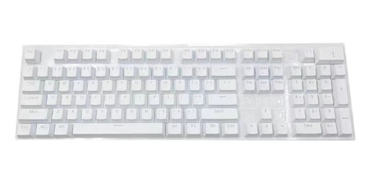 罗技（G）正品罗技二手K845机械键盘有线电竞游戏办公USB接口电脑专用 纯白色 全新键帽 茶轴九成新键盘轻微有使用痕迹