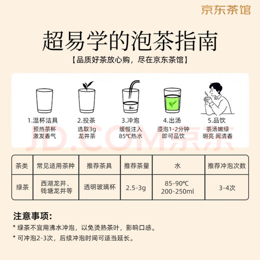 去寻绿茶杭州钱塘龙井250g2025新茶明前特级茶叶礼盒装父亲节送礼物品