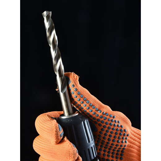 Deli twist drill bit set hand electric drill stainless steel steel metal aluminum alloy drill bit punching impact triangle drill bit 5 pieces twist drill 12mm