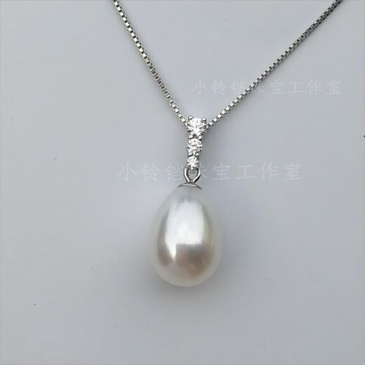 Kuang Yi <There are tears in the sea> Natural pearl necklace s925 sterling silver single pendant clavicle chain light luxury niche high-end sense There are tears in the sea> Natural pearl necklace
