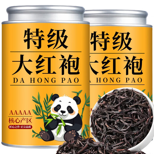 武夷岩茶大红袍肉桂浓香型茶叶耐泡乌龙茶新茶罐装东来匠心优选 【好喝】特级大红袍1罐二百五十 【精选好茶 岩韵醇香】