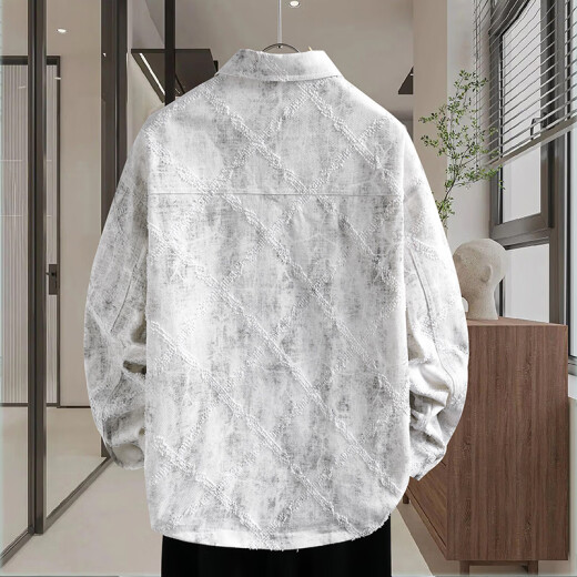 Vestes pour garçons denim printemps et automne Nouvelles chemises pour jeunes vestes pour les élèves de lycée junior et senior.