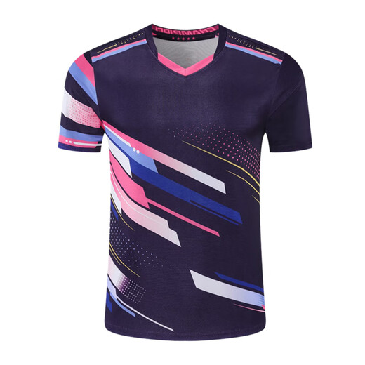 Butterfly Badminton Trikot 2025 Neue Nationalmannschaftstisch Tisch Tennis Uniformanzug Herren- und Frauenwettbewerb Uniform Wang Chuqin Schnellrocken-Sportgruppe Kauf 6626 Blue Herren's Top XL