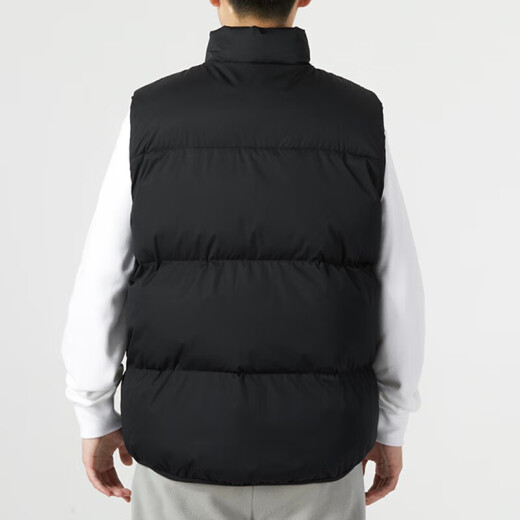 Nike (NIKE) cotton vest men's winter stand collar windproof sportswear warm cotton jacket casual sleeveless vest jacket FB7374-010 XL
