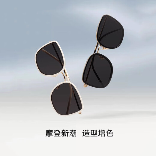 RHOTEM法国品牌太阳眼镜墨镜女士时尚高级显瘦防晒防紫外线驾驶开车眼镜 象牙白