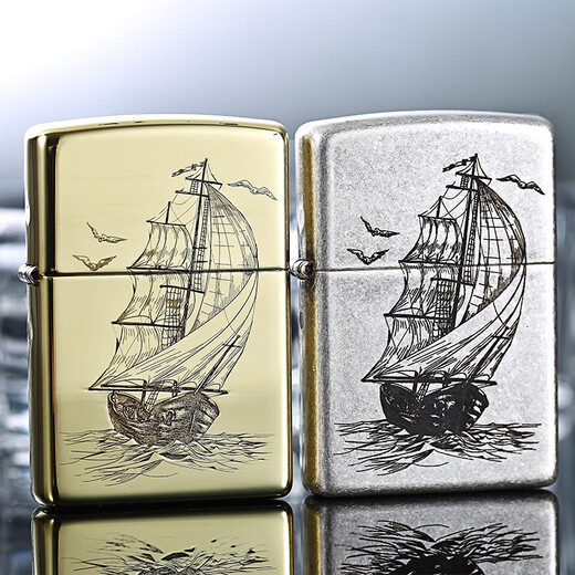 ZIPPO lighter original genuine brass is smooth for elders, customized kerosene windproof official brass is smooth for - stand-alone version DY9902DK