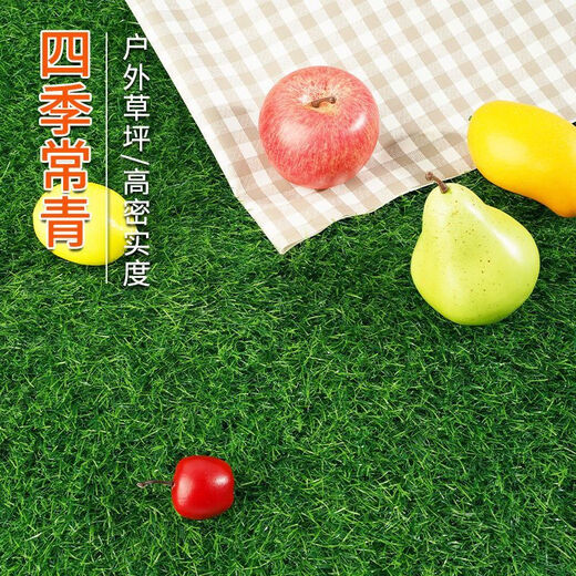 IGIFTFIRE simulated lawn carpet artificial fake grass plastic green balcony outdoor kindergarten bedding decoration artificial turf 2 cm encrypted version 1 meter wide 1 meter long 1 flat