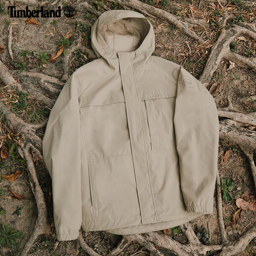 添柏岚（Timberland）官方男装机能风冲锋外套户外防水防风夹克|A695W A695W433/暗蓝宝石色 M