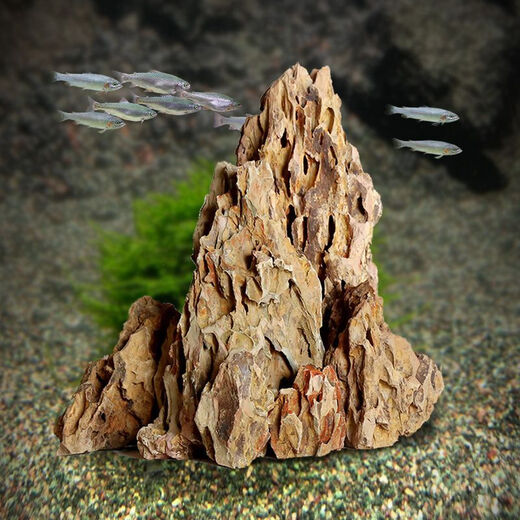 Pine skin gravel materials include fish tank landscaping micro landscape, small pieces of native natural porous stone rockery, landscaping pine skin stone 9-16 cm, 1 point 1 Jin Jin is equal to 0.5 kg, small gravel pieces for decoration