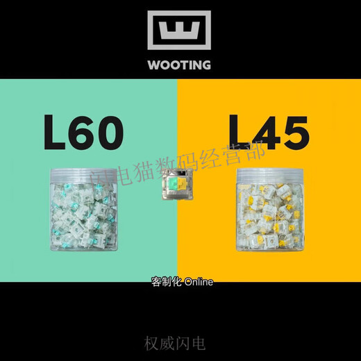 通用Wooting 磁轴 60HE 键盘 Lekker 线性 L45 L60 国内现货 Osu Wooting 60HE 键盘(全新未拆封)