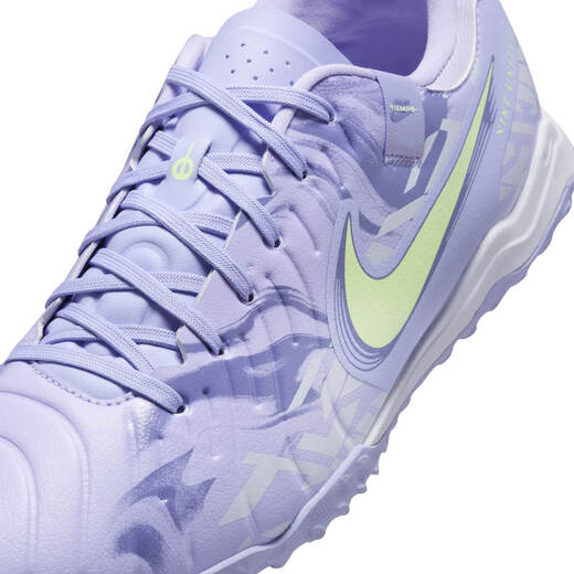 Nike (Nike) Série officielle de légende Tiempo Legend 10 TF Men's Football Shoes HF1591 500 Agate Purple / Light Yellow Green 42.5