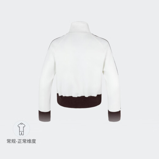 
adidas retro rasp shoulder sports stand collar jacket women's clothing adidas official Clover IX1048 Han Yubai S