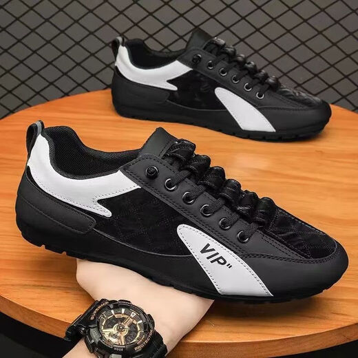 Forrest Gump Schuhe Herrenschuhe atmungsabstimmung kleine weiße Brettschuhe Sportschuhe lässige Schuhe ein Fuß Pedal Trendy Schuhe Nicht-rutschfeste Kleidung-resistente Laufschuhe 6699-Green 43