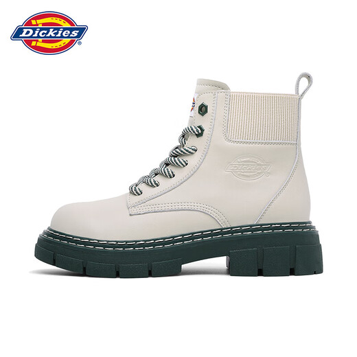 Dickies Bottes Martin Fomes à la mode Boots de travail polyvalent haut de gamme Bottes de femmes Bottes Beige 36