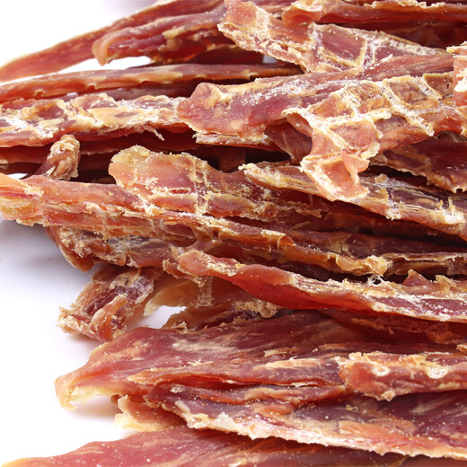 MATCHWELL Pet Dog Snacks Reward Teething for Small, Medium and Large Adult Training Dogs Baked Duck Breast Jerky 400g