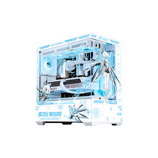 ASUS Tianxuan 5070/5060Ti/5060 graphics card AMD Ryzen 9700X/9800X3D assembled computer 3D game DIY host Fubuki Hime mod custom chassis desktop complete machine R5 9600X+ASUS Tianxuan 5060 Configuration 2