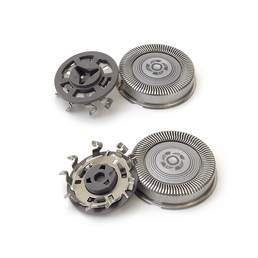 Zler convient à Philips Razor 3000Series Blade S3883 S3881 S3885 S3882 Couteau Head Snap Mesh Cover Haut Fixation du chargeur d'anneau Boîte de rangement câble 2 Couteau 2 Net (importé de l'usine d'origine)
