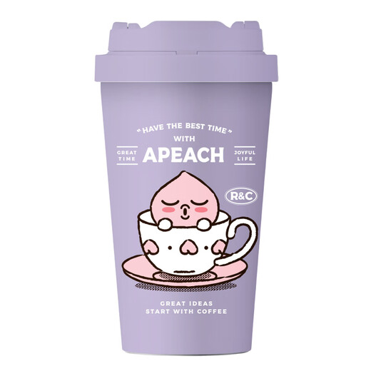 乐扣乐扣（locknlock）KAKAO联名保温杯女生可爱水杯夏季保冷杯情侣杯子礼物男 LHC3271狮子:蓝色: 400ml
