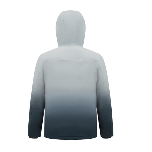 
Bosideng (BOSIDENG) [Off-season] men's short hooded thickened new national standard 90 velvet shopping mall same casual versatile jacket, gray gradient 9M34 L 180/96A