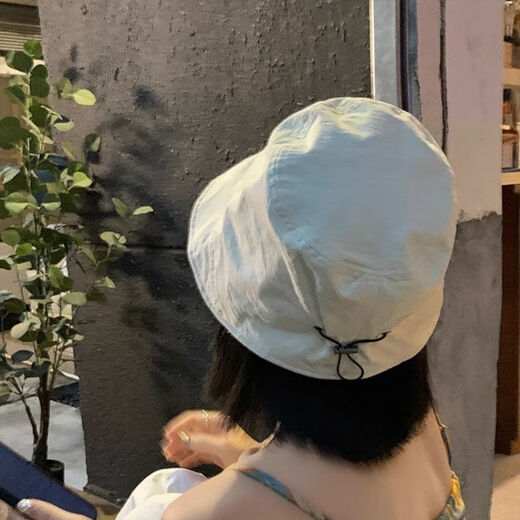 锡曼尘遮阳帽日系渔夫帽百搭夏季薄款显脸防晒遮阳太阳帽水桶盆帽帽子 卡其色
