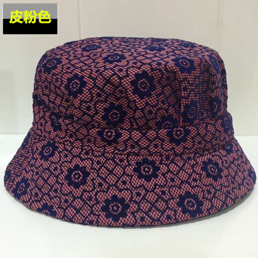 [Moda] sombreros de edad avanzada, mujeres mayores, sombreros de sol de primavera y verano, sombreros madre de mediana edad y ancianos, sombreros de cuenca de la abuela, sombreros de mujer: color rosa de cuero de plumas.